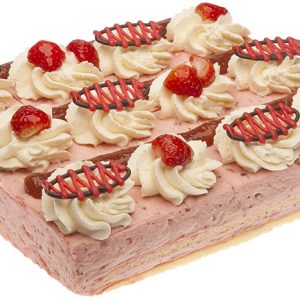 aardbei bavarois taart van bakkerij heyerman achterhoek